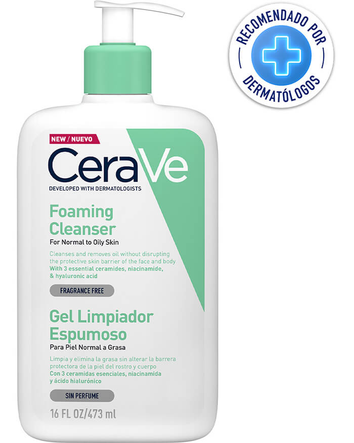 métrico vitalidad Interpretar Gel Limpiador Facial Espumoso Para Pieles Normales | Cerave