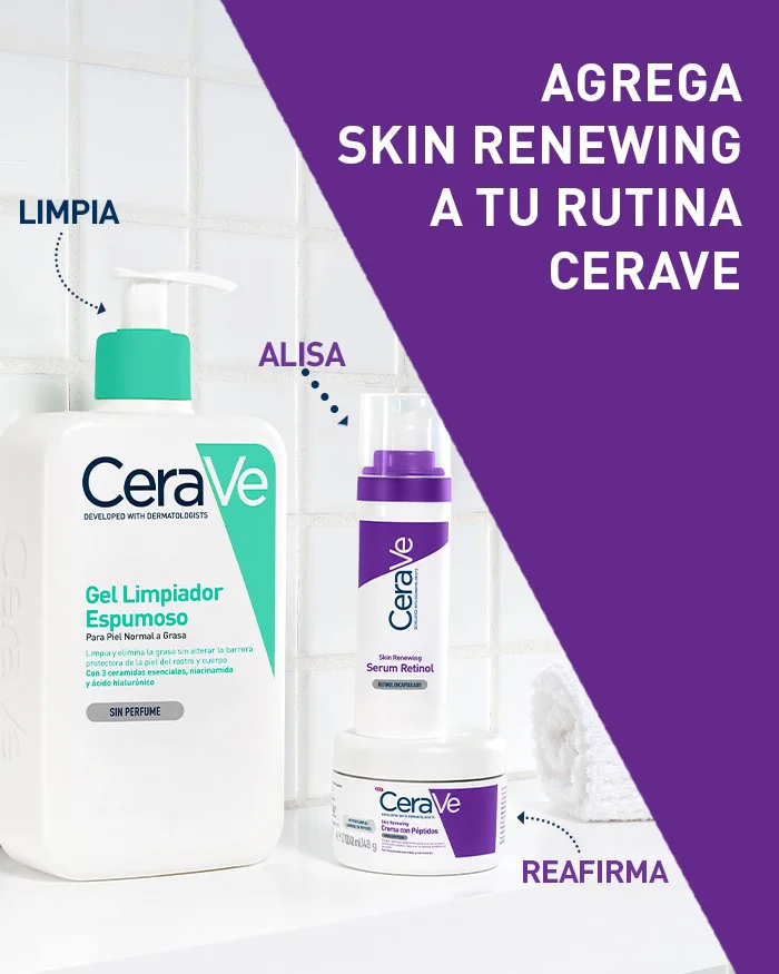 Skin Renewing Crema - con Péptidos antiedad | CeraVe